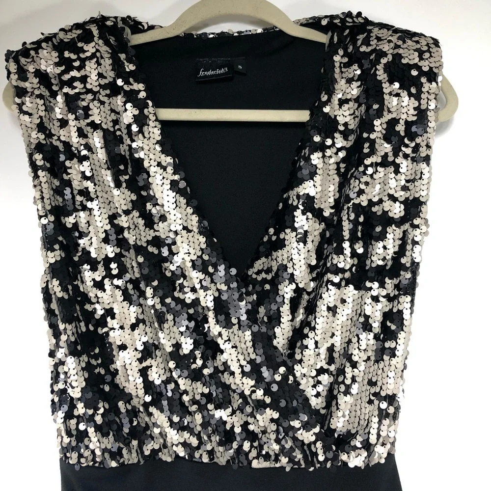 Fredrick’s of Hollywood sequin bandage dress. Sz S - Picture 3 of 8